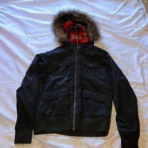 Mossimo Supply Hooded Bomber Jacket.